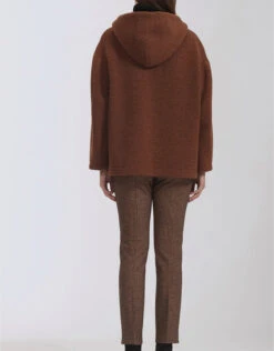 Harris Wharf London Oversized Bouclé Hooded Jacket -Gani Clothing Shop 321994