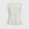 Alexis Effie Tie-Back Ruffled Lace Top -Gani Clothing Shop 32488