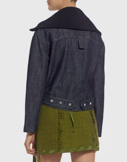 Tibi Removable Collar Oversized Denim Cropped Moto Jacket 13 Tibi Removable Collar Oversized Denim Cropped Moto Jacket -Gani Clothing Shop 32773