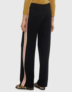 Bella Freud Merino Wool Race Track Stripe Knitted Track Pants -Gani Clothing Shop 32832
