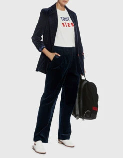 Ganni Ridgewood Corduroy Wide-leg Pants -Gani Clothing Shop 33731