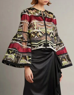 Alexis Gem Embroidered Tulle Top -Gani Clothing Shop 34514