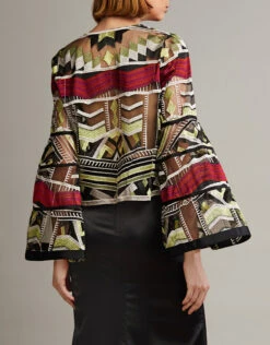 Alexis Gem Embroidered Tulle Top -Gani Clothing Shop 34515