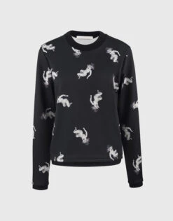 Surreal But Nice Abstract Printed Neoprene Sweatshirt