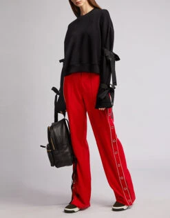 Jonathan Simkhai Grommet Tied Long Sleeved Sweatshirt -Gani Clothing Shop 37245