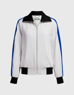 Kenzo Jumping Tiger Embroidered Crepe Jacket