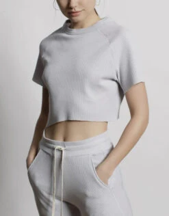 Twenty Montreal Everest Thermal Raglan Crop Top -Gani Clothing Shop 391058