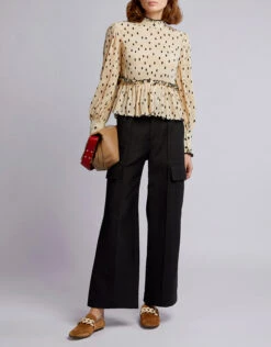 Rachel Comey Acre High-rise Foam Wide Leg Cargo Pants -Gani Clothing Shop 40776