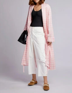 Jonathan Simkhai Cinched Twill Robe -Gani Clothing Shop 40800