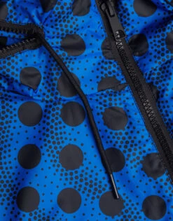 Kenzo Wavy Dot Nylon Back Logo Windbreaker Jacket