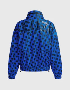 Kenzo Wavy Dot Nylon Back Logo Windbreaker Jacket -Gani Clothing Shop 40854