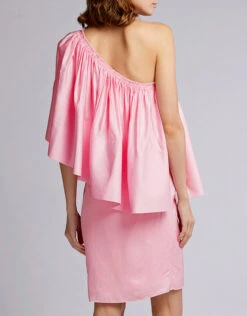 Solace London Layci One-shoulder Ruffled Knee Length Dress 9 Solace London Layci One-shoulder Ruffled Knee Length Dress -Gani Clothing Shop 41115