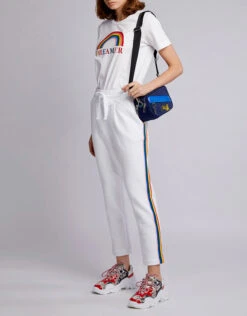 Chinti & Parker Dreamer Rainbow Side Stripe Trackpants -Gani Clothing Shop 41413