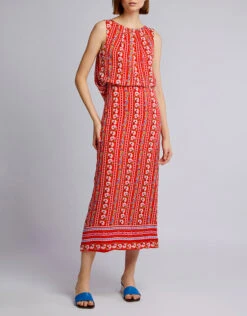 Saloni Caroline Floral Printed Silk-georgette Midi Dress -Gani Clothing Shop 42341