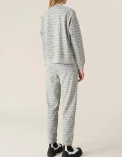Ganni Logo Jacquard Isoli Sweatpants -Gani Clothing Shop 424263