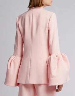 Prabal Gurung Tulip-Sleeve Crepe Blazer -Gani Clothing Shop 42445