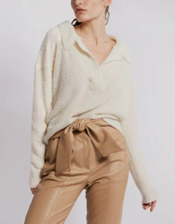 Rachel Comey Rosario Oversized Boucle Knitted Top -Gani Clothing Shop 424471