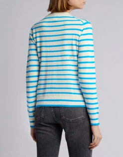 Chinti & Parker Très Bien Striped Cashmere Sweater -Gani Clothing Shop 42783
