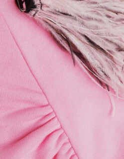 MSGM Feather Embellished Sweatshirt -Gani Clothing Shop 42913