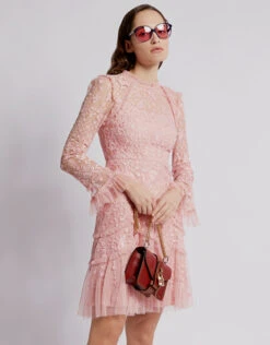 Needle & Thread Marigold Rose Lace Mini Dress 9 Needle & Thread Marigold Rose Lace Mini Dress -Gani Clothing Shop 431521