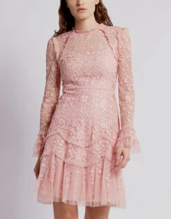 Needle & Thread Marigold Rose Lace Mini Dress 10 Needle & Thread Marigold Rose Lace Mini Dress -Gani Clothing Shop 431522