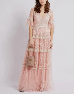 Needle & Thread Midsummer V-neck Floral Lace Maxi Dress 9 Needle & Thread Midsummer V-neck Floral Lace Maxi Dress -Gani Clothing Shop 431562