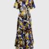 Alexis Sotella Floral Wrapped Midi Dress 1 Alexis Sotella Floral Wrapped Midi Dress -Gani Clothing Shop 43163