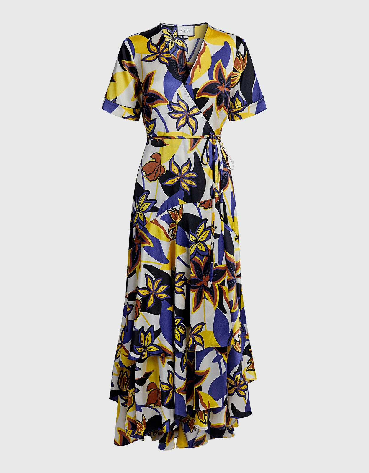 Alexis Sotella Floral Wrapped Midi Dress 3 Alexis Sotella Floral Wrapped Midi Dress