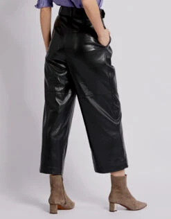 SELF PORTRAIT Self-Portrait Faux Leather Culottes -Gani Clothing Shop 431642