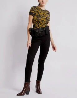 Versace Jeans Couture Buckle Embellished Skinny Pants 9 Versace Jeans Couture Buckle Embellished Skinny Pants -Gani Clothing Shop 431655