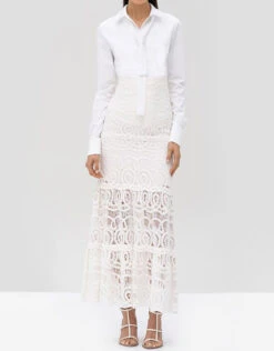 Alexis Roxanne Tie Neck Shirt -Gani Clothing Shop 43273