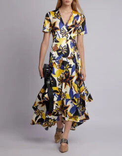Alexis Sotella Floral Wrapped Midi Dress 11 Alexis Sotella Floral Wrapped Midi Dress -Gani Clothing Shop 44148