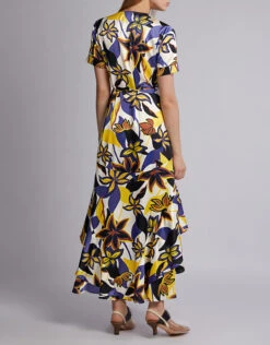 Alexis Sotella Floral Wrapped Midi Dress 13 Alexis Sotella Floral Wrapped Midi Dress -Gani Clothing Shop 44150