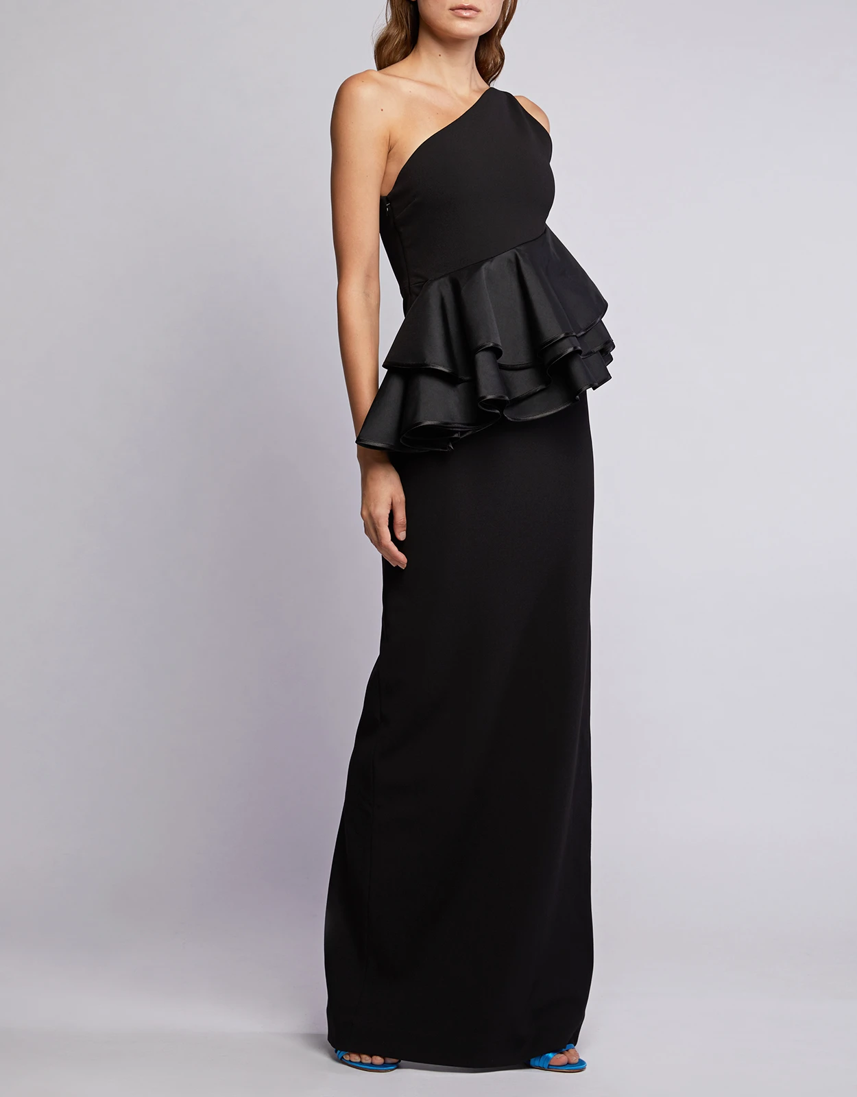 Solace London Dacia One-shoulder Ruffled Maxi Dress 6 Solace London Dacia One-shoulder Ruffled Maxi Dress - Image 4
