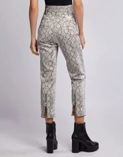 Marissa Webb Josh Snake Print Canvas Straight-leg Pant -Gani Clothing Shop 45380