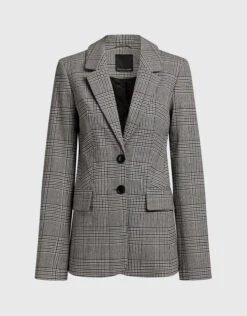 Marissa Webb Emilee Plaid Wool-blend Blazer