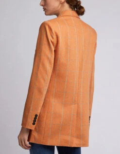 Tibi Dexter Menswear Checked Long Blazer -Gani Clothing Shop 45751