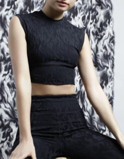 Twenty Montreal Flames 3D Activewear Crop Top -Gani Clothing Shop 457570