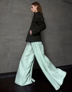 Brandon Maxwell Heavy Wool Cape Suit Coat -Gani Clothing Shop 47693