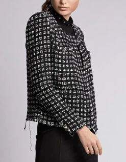 IRO Tetys Metallic Tweed Cropped Blazer -Gani Clothing Shop 48147