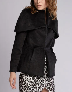 Brandon Maxwell Heavy Wool Cape Suit Coat -Gani Clothing Shop 48157