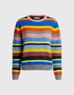 Chinti & Parker Anni Multicoloured Stripe Wool-Cashmere Sweater