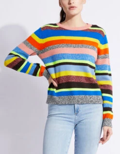 Chinti & Parker Anni Multicoloured Stripe Wool-Cashmere Sweater -Gani Clothing Shop 78848