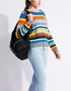 Chinti & Parker Anni Multicoloured Stripe Wool-Cashmere Sweater -Gani Clothing Shop 78850