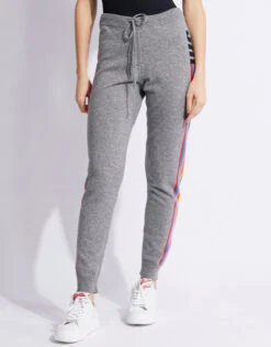 Chinti & Parker Ski Stripe Wool-Cashmere Knitted Track Pants -Gani Clothing Shop 78858
