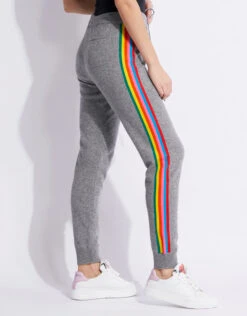 Chinti & Parker Ski Stripe Wool-Cashmere Knitted Track Pants -Gani Clothing Shop 78859