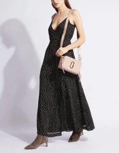 Ganni Dotted Georgette Wrapped Maxi Dress -Gani Clothing Shop 79012