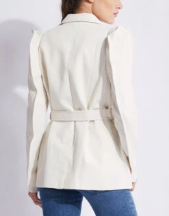 Kenzo Ruffled Shoulder Belted Blazer -Gani Clothing Shop 79141