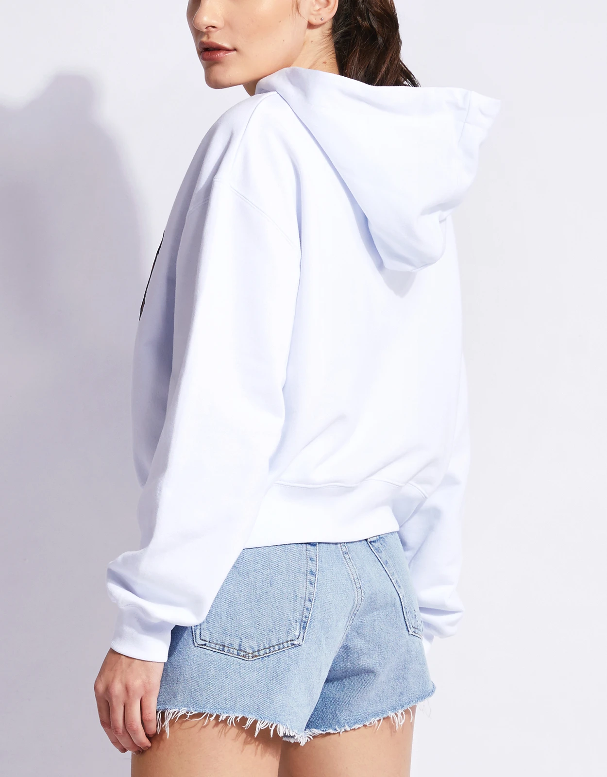 MSGM Felpa Tie Dye Logo Cropped Sweatshirt 7 MSGM Felpa Tie Dye Logo Cropped Sweatshirt - Image 5