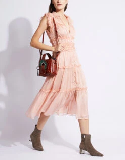 Ulla Johnson Rosalind Ruffle Silk Midi Dress -Gani Clothing Shop 80229